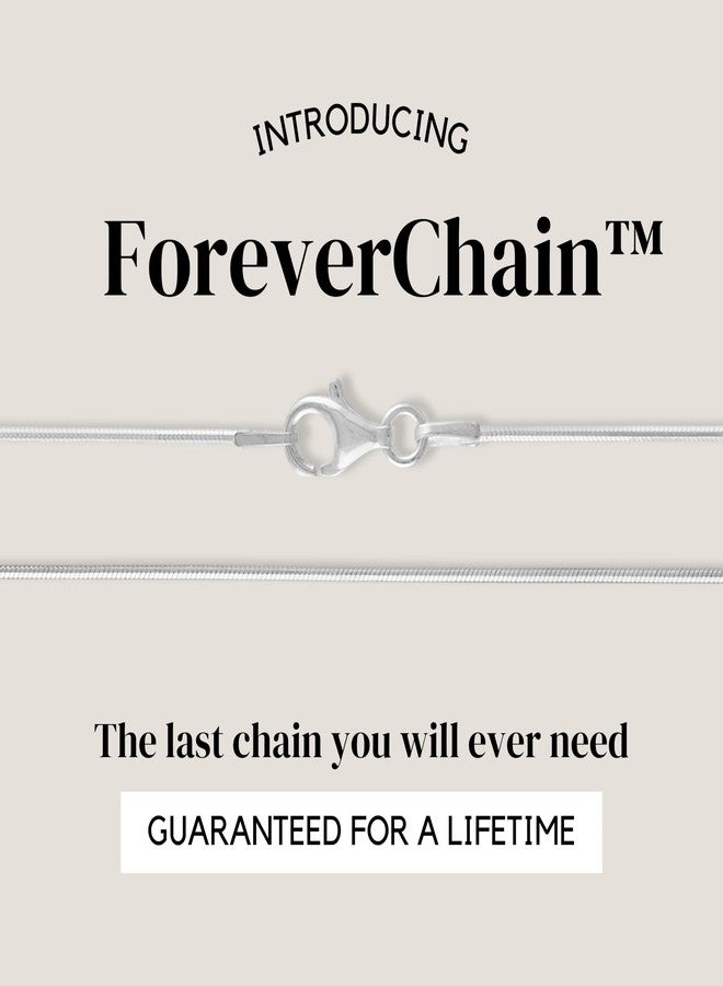 KISPER Silver 8 Sided Snake Chain Necklace -Thin, Dainty, 925 Sterling Silver Jewelry for Women & Men with Lobster Clasp - Made in Italy, 18” - Image 2